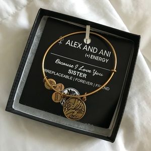 Alex and Ani Sister Charm Bracelet